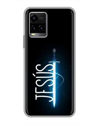 Чехол для Vivo Y33s с картинкой «Меч Духа Jesus»
