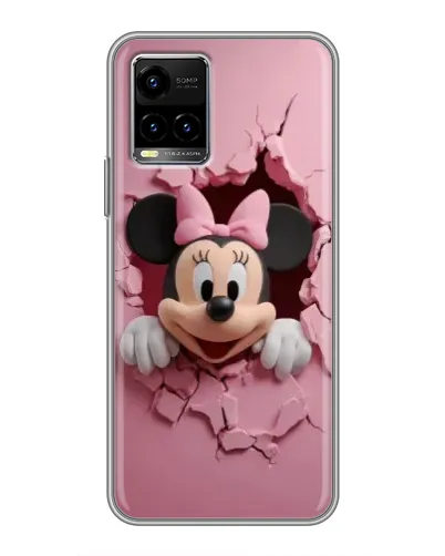 Чехол для Vivo Y33s с картинкой «Минни сквозь стену» Чехол для Vivo Y33s с картинкой «Минни сквозь стену»