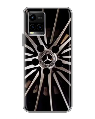 Чехол для Vivo Y33s с картинкой «Диск Mercedes»