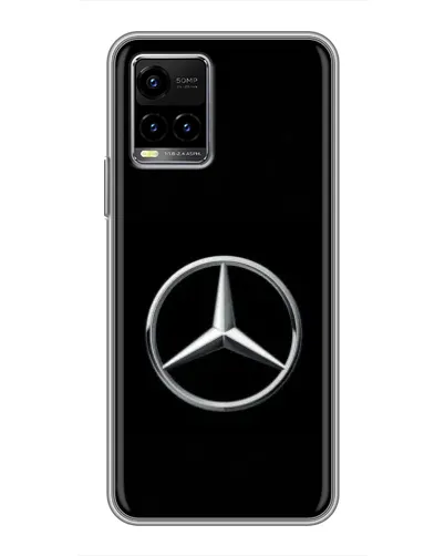 Чехол для Vivo Y33s с картинкой «Mercedes классический лого»
