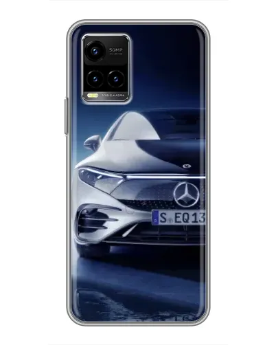 Чехол для Vivo Y33s с картинкой «Mercedes EQ — будущее»