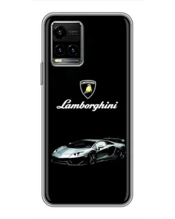 Чохол для Vivo Y33s з картинкою «Логотип Lamborghini класика»