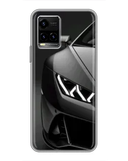 Чохол для Vivo Y33s з картинкою «Lamborghini фари деталізація»