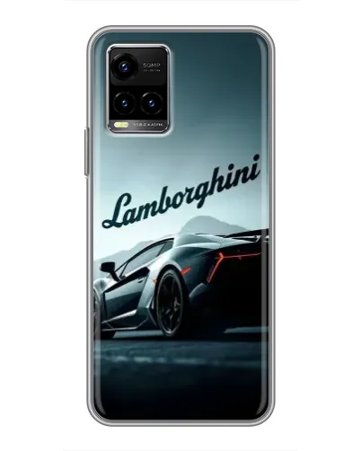 Чохол для Vivo Y33s з картинкою «Класичний Lamborghini надпис»