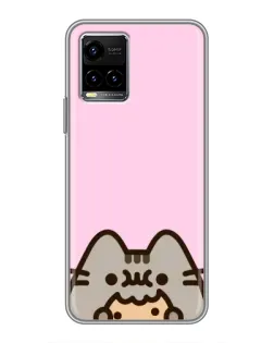 Чохол для Vivo Y33s з картинкою «Pusheen та печиво» Чохол для Vivo Y33s з картинкою «Pusheen та печиво»