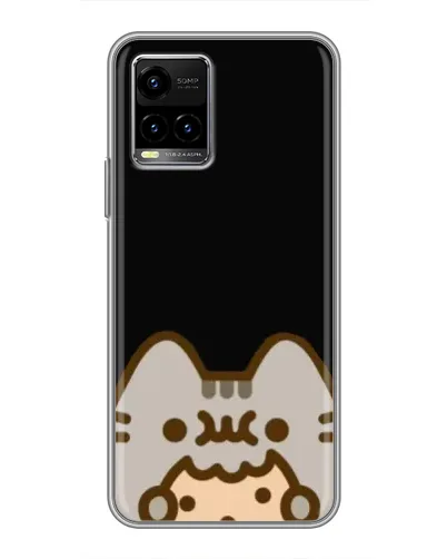 Чехол для Vivo Y33s с картинкой «Пушин на черном» Чехол для Vivo Y33s с картинкой «Пушин на черном»