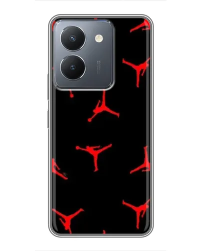 Чехол для Vivo Y36 с картинкой «Jordan Red Pattern» Чехол для Vivo Y36 с картинкой «Jordan Red Pattern»