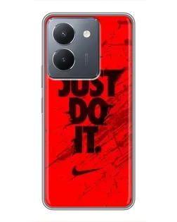 Чехол для Vivo Y36 с картинкой «Nike Just Do It»