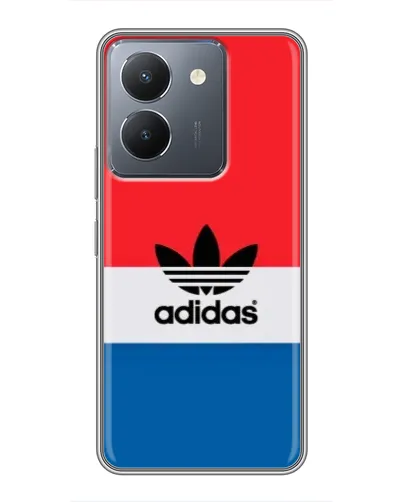Чехол для Vivo Y36 с картинкой «Ретро блоки Adidas»