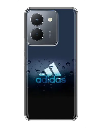 Чехол для Vivo Y36 с картинкой «Adidas Water Drops»