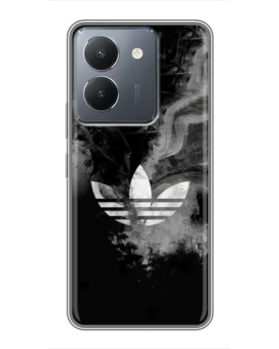 Чехол для Vivo Y36 с картинкой «Абстрактный дым Adidas»