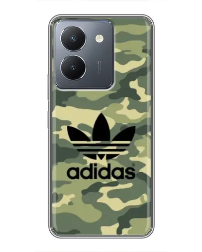 Чехол для Vivo Y36 с картинкой «Милитари стиль Adidas»
