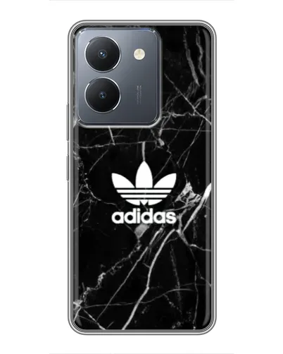 Чехол для Vivo Y36 с картинкой «Белый мрамор Adidas»