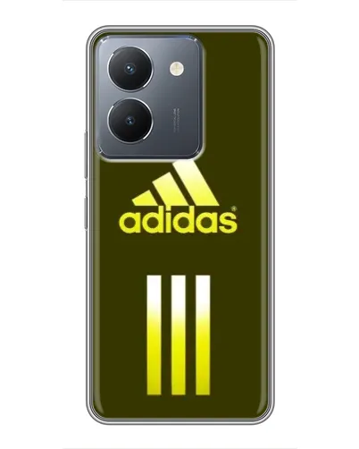 Чехол для Vivo Y36 с картинкой «Оливковый градиент Adidas»