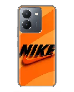Чохол для Vivo Y36 з картинкою «Помаранчевий драйв Nike»