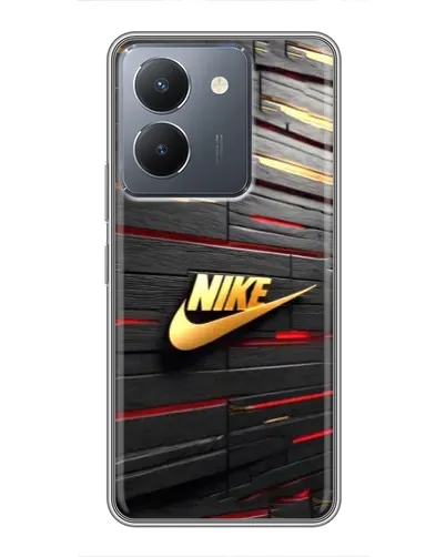 Чохол для Vivo Y36 з картинкою «Золотий Nike на металі» Чохол для Vivo Y36 з картинкою «Золотий Nike на металі»
