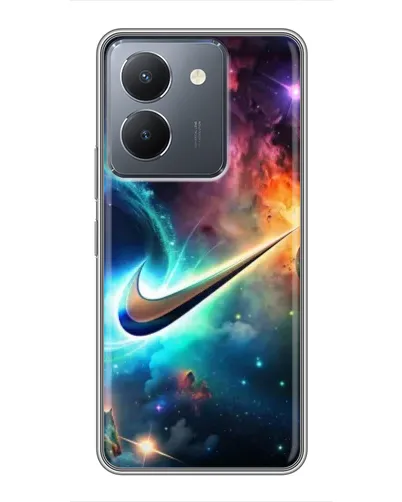 Чохол для Vivo Y36 з картинкою «Космічний Nike Swoosh» Чохол для Vivo Y36 з картинкою «Космічний Nike Swoosh»