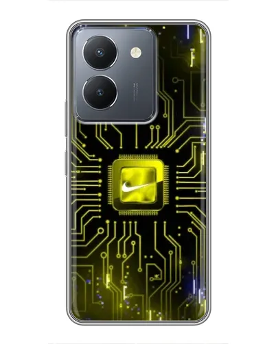Чохол для Vivo Y36 з картинкою «Nike — золота іскра» Чохол для Vivo Y36 з картинкою «Nike — золота іскра»