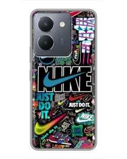 Чохол для Vivo Y36 з картинкою «Яскравий колаж Nike» Чохол для Vivo Y36 з картинкою «Яскравий колаж Nike»