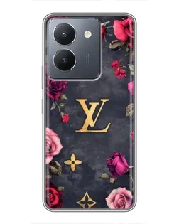 Чехол для Vivo Y36 с картинкой «Цветочный Louis Vuitton» Чехол для Vivo Y36 с картинкой «Цветочный Louis Vuitton»