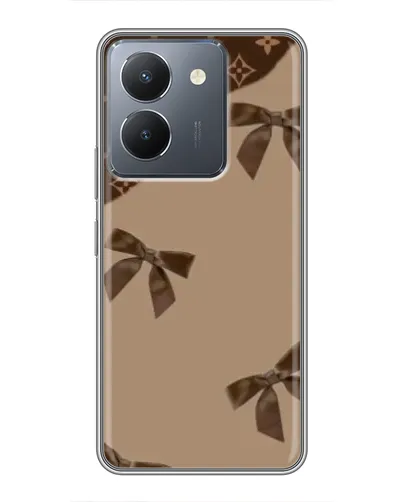 Чехол для Vivo Y36 с картинкой «LV — кофейный атлас» Чехол для Vivo Y36 с картинкой «LV — кофейный атлас»