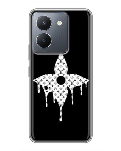 Чехол для Vivo Y36 с картинкой «Цветочная монограмма» Чехол для Vivo Y36 с картинкой «Цветочная монограмма»