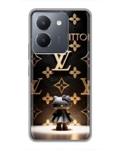 Чехол для Vivo Y36 с картинкой «Монограмма с фигурой» Чехол для Vivo Y36 с картинкой «Монограмма с фигурой»