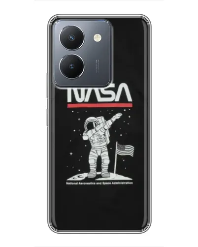 Чохол для Vivo Y36 з картинкою «NASA — крокуємо по Місяцю» Чохол для Vivo Y36 з картинкою «NASA — крокуємо по Місяцю»