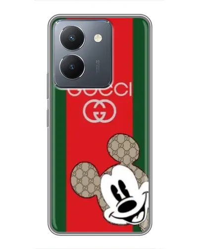 Чохол для Vivo Y36 з картинкою «Gucci — смуги та Міккі»