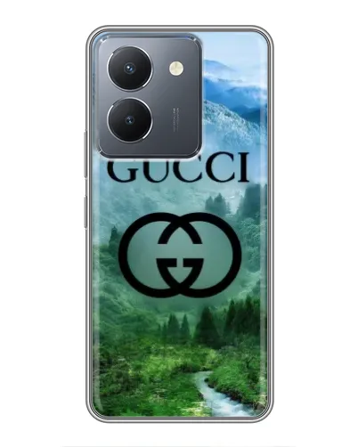 Чохол для Vivo Y36 з картинкою «Gucci — гірський пейзаж»