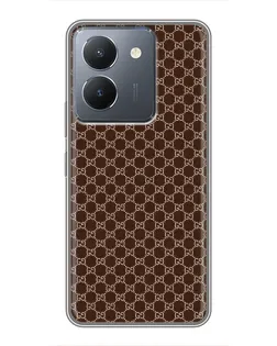 Чохол для Vivo Y36 з картинкою «Gucci — шоколадна сітка»
