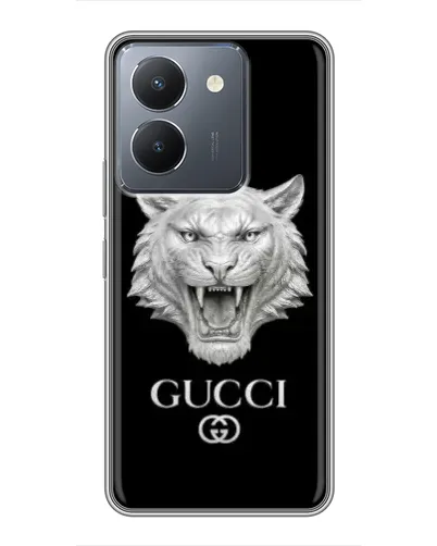 Чохол для Vivo Y36 з картинкою «Gucci — срібний лев» Чохол для Vivo Y36 з картинкою «Gucci — срібний лев»
