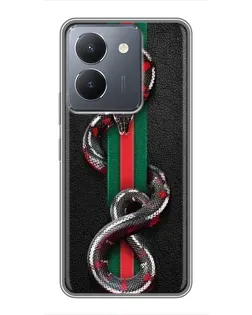Чохол для Vivo Y36 з картинкою «Gucci — змія на смузі»