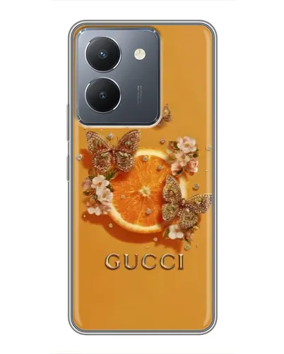 Чохол для Vivo Y36 з картинкою «Gucci — золоті метелики» Чохол для Vivo Y36 з картинкою «Gucci — золоті метелики»