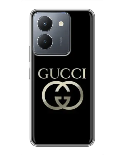 Чохол для Vivo Y36 з картинкою «Gucci — золото на чорному» Чохол для Vivo Y36 з картинкою «Gucci — золото на чорному»