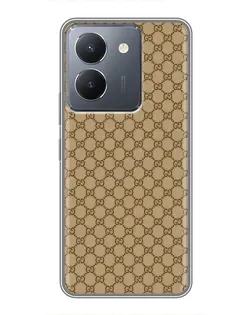 Чохол для Vivo Y36 з картинкою «Gucci — класичний беж»