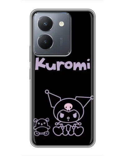 Чохол для Vivo Y36 з картинкою «Kuromi — чорний мінімалізм» Чохол для Vivo Y36 з картинкою «Kuromi — чорний мінімалізм»
