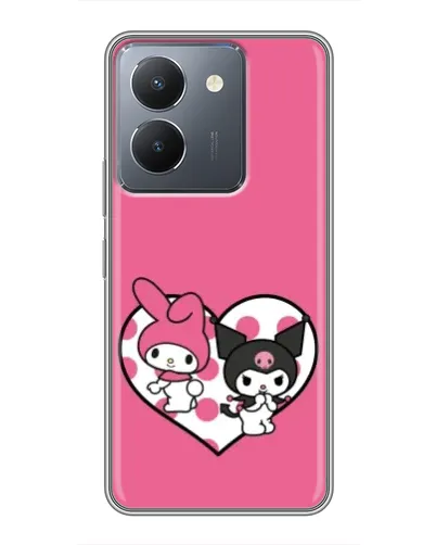Чохол для Vivo Y36 з картинкою «Kuromi та My Melody» Чохол для Vivo Y36 з картинкою «Kuromi та My Melody»