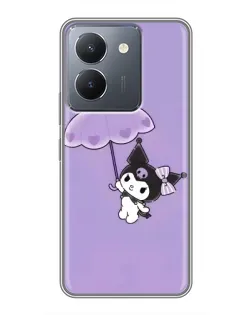 Чохол для Vivo Y36 з картинкою «Kuromi з парасолькою»