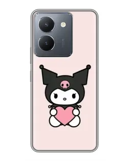 Чохол для Vivo Y36 з картинкою «Kuromi та серце»