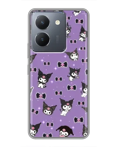 Чохол для Vivo Y36 з картинкою «Kuromi — патерн» Чохол для Vivo Y36 з картинкою «Kuromi — патерн»
