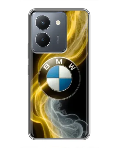 Чехол для Vivo Y36 с картинкой «Золотистый дым BMW» Чехол для Vivo Y36 с картинкой «Золотистый дым BMW»