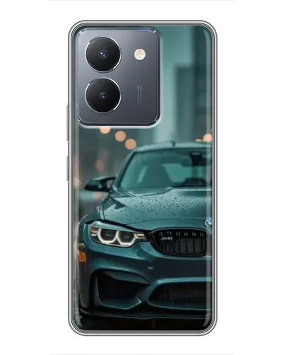 Чехол для Vivo Y36 с картинкой «BMW в огнях города» Чехол для Vivo Y36 с картинкой «BMW в огнях города»