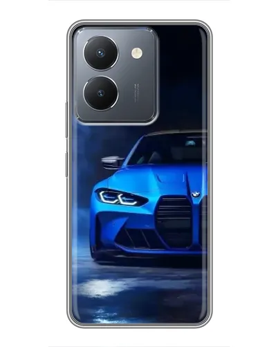 Чехол для Vivo Y36 с картинкой «Голубая BMW M4» Чехол для Vivo Y36 с картинкой «Голубая BMW M4»