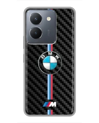 Чехол для Vivo Y36 с картинкой «Эмблема BMW и карбон» Чехол для Vivo Y36 с картинкой «Эмблема BMW и карбон»