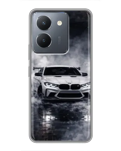 Чехол для Vivo Y36 с картинкой «BMW сквозь туман» Чехол для Vivo Y36 с картинкой «BMW сквозь туман»