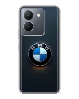 Чехол для Vivo Y36 с картинкой «Логотип BMW — минимализм»
