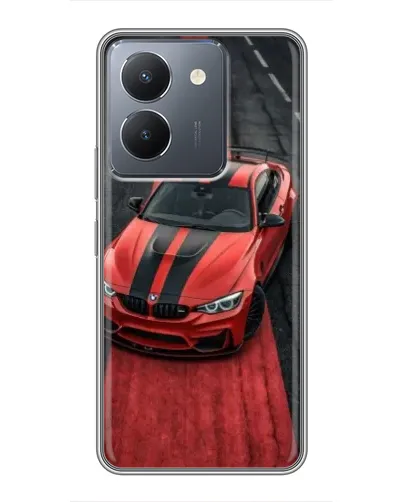Чехол для Vivo Y36 с картинкой «BMW на красной дорожке» Чехол для Vivo Y36 с картинкой «BMW на красной дорожке»