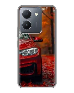 Чехол для Vivo Y36 с картинкой «Осенняя BMW M4»
