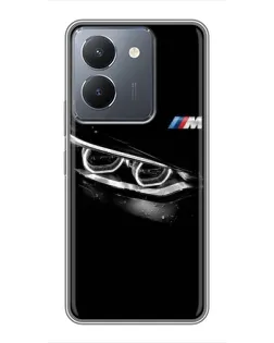 Чехол для Vivo Y36 с картинкой «BMW — взгляд тигра»
